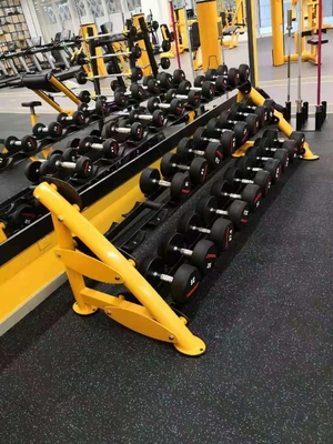 Scaffale 80kg della testa di legno della fila della testa di legno 2 di forma fisica del club della palestra del muscolo di esercizio
