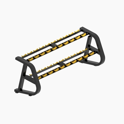 Fila su ordinazione dello scaffale 2 di Logo Powder Coating Dumbbell Safety