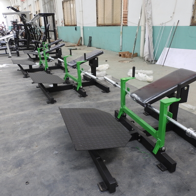Rivestimento d'acciaio della polvere della palestra della macchina di esercizio di spinta dell'anca di HOTKAM