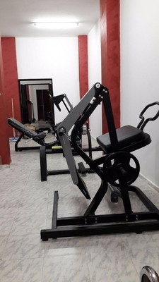 Macchina libera 125kg di contraccolpo della parte posteriore dell'attrezzatura della palestra del peso della metropolitana d'acciaio
