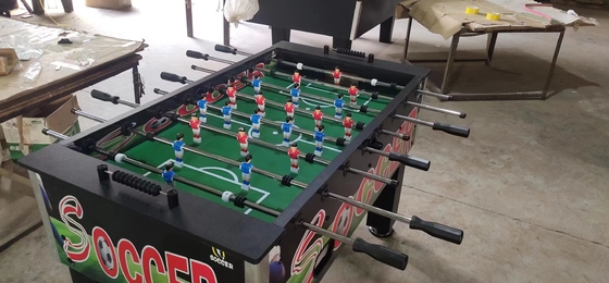 Tavolo da gioco di calcio a colori personalizzabili con rotaia MDF a palla ABS