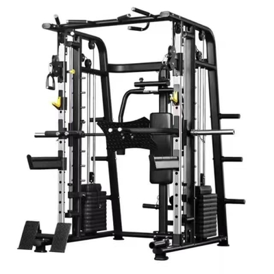 Polvere di rivestimento Gym attrezzature di fitness multifunzionale Smith Weight Stack Trainer